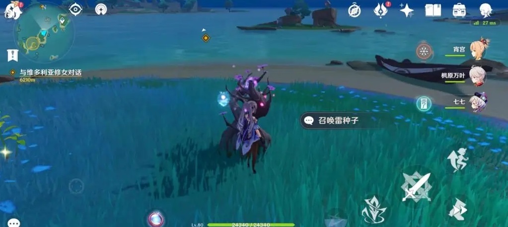 原神追击飞鸦瀑布该如何应对