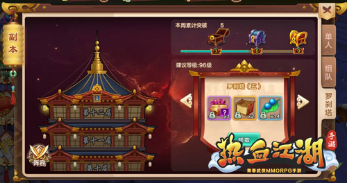 热血手游单机版攻略,热血江湖手游单人副本攻略 单人副本解析